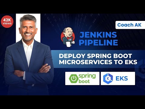 Jenkins Pipeline for Microservices Deployment to EKS Cluster | Jenkins Kubernetes Deployment to EKS