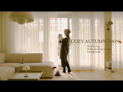 Cozy Autumn Cleaning & Cooking Routine 🍂✨ | Slow living