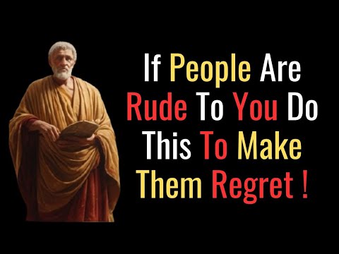 How to Leave a RUDE Person Speechless  Stoicism