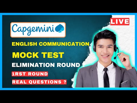 Can you pass Mock Test? Capgemini English Communication Round ? Capgemini Svar Assessment