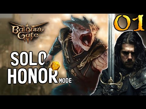 New run solo honour mode Baldur's Gate 3 Pt. 1 Crowbar