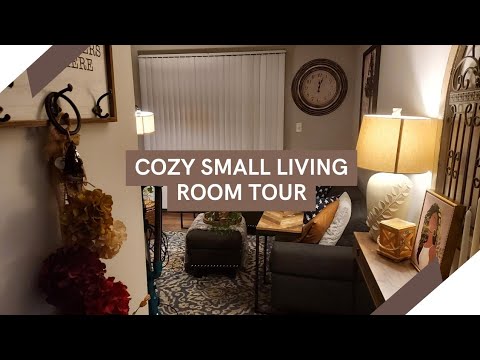 Life at 50: Cozy Small Living Room Tour