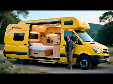 Transforming a DHL Sprinter into a Luxurious DIY Camper Van | Start to Finish @theSmhb0310