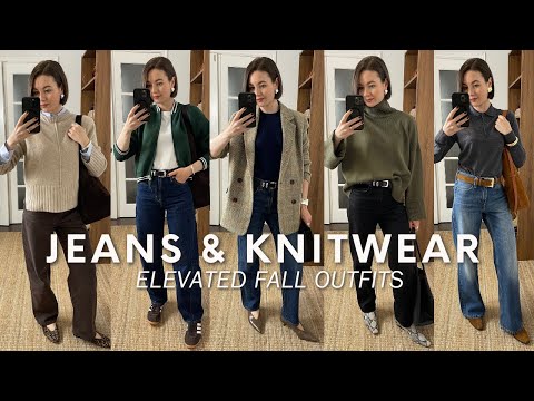 ELEVATED FALL LOOKS STYLING KNITWEAR & JEANS