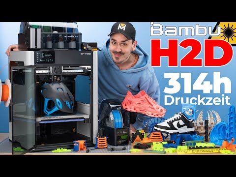 Bambulab H2D Combo | Hightech 3D Drucker mit Laser?! (Test 2025)