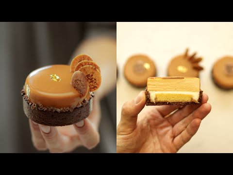 Almond, Cacao and Caramel Tart I 아몬드 캐러멜 카카오 타르트 I Glaze Theory I 글라사주 이론 I On The Table