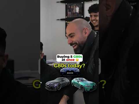 We bought 5 G80s at the same time...