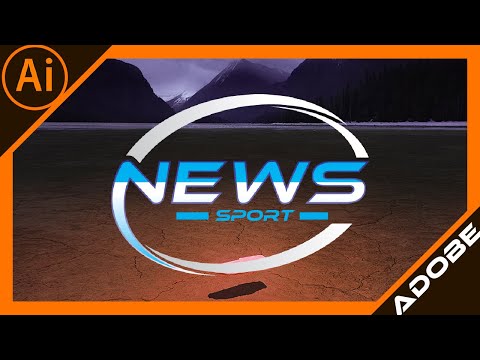 How to Design Logo News in Adobe illustrator 2021