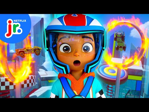 Hot Wheels Racers Stunt Showdown! 🏎️ Hot Wheels Let's Race | Netflix Jr