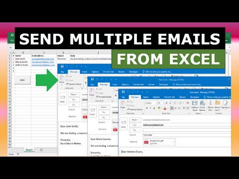 Send Multiple Emails From Excel