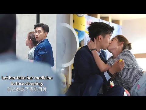 Cinderella drinks with the handsome doctor, the boss becomes jealous and is forced to kiss by her!