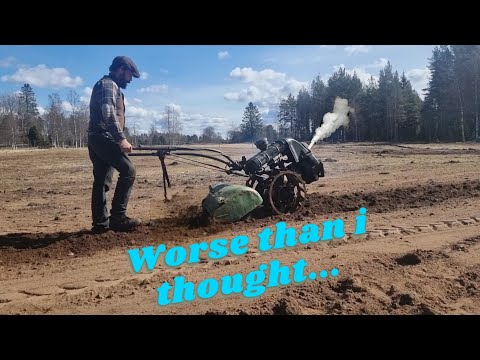 Rotortiller BIG size. Can we get it running for no $$?