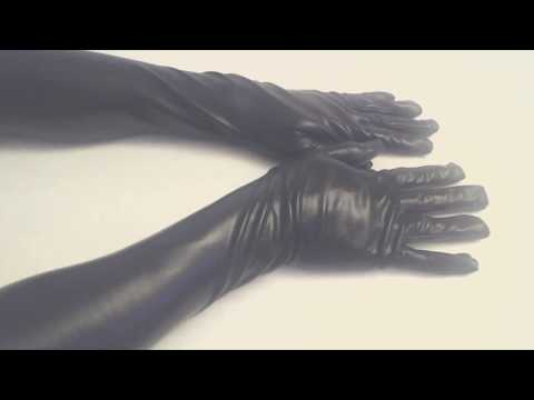 Simplicity Black Pleather Evening Gloves Review