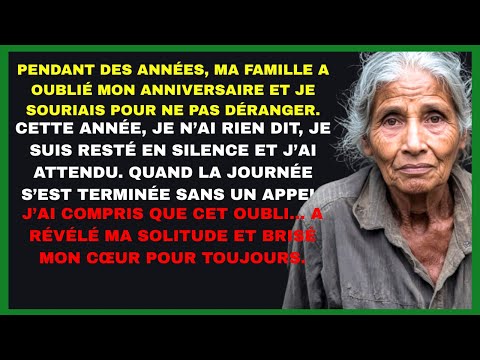 Ma Famille a Encore Oublié Mon Anniversaire… Cette Année, Je N'ai Rien Dit