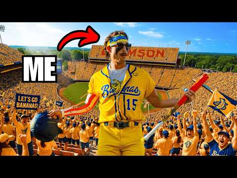 I Played in the BIGGEST Savannah Bananas Game Ever! (Clemson VLOG)