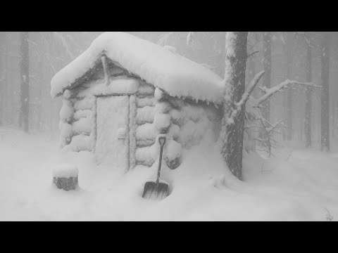 I Survived EXTREME Heavy Snow in a Hot Tent | Extreme Off Grid Winter Life