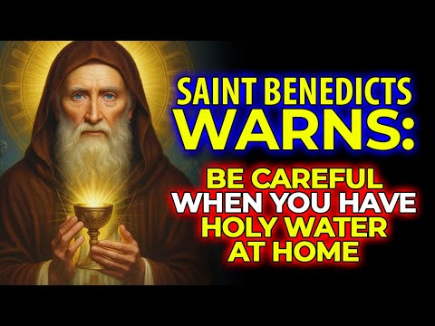 ⚠ ST BENEDICT WARNS: What DARKNESS Fears When You Keep Holy Water at Home