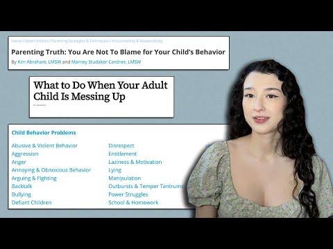 These parenting websites want you to know it's the children's fault