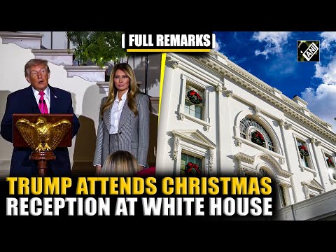 President Trump attends White House Christmas reception delivers resolute remarks | Brown University