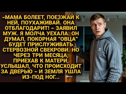 Муж думал, жена покорно согласится прислуживать его матери. Но приехав проверить, был в шоке...