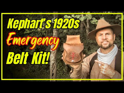 Kephart’s 1920s Emergency Belt Kit – Amazing Survival Gear You Should Always Carry!