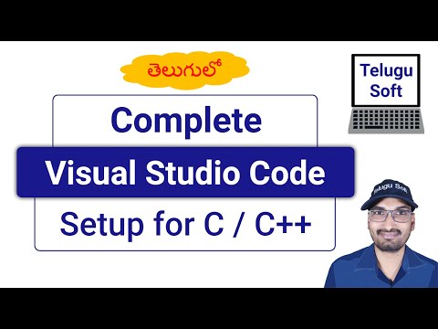 Visual Studio Code Setup for C/C++ Programs in Telugu | MinGW | GCC #VSCode  #C #CPlusPlus #2023