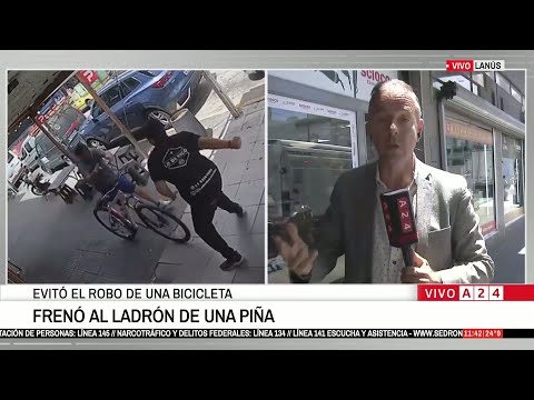 🚨 HÉROE ANÓNIMO EN LANÚS: UN JOVEN DUEÑO DE UNA HAMBURGUESERÍA FRENÓ A UN LADRÓN DE BICICLETA