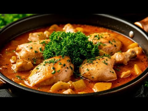 Ein Koch hat mir diesen Trick verraten! Hühnerfrikassee – Französischer Hühnereintopf