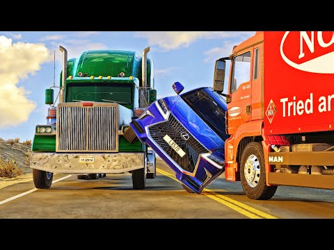 Truck and Car Crashes #08 [BeamNG.Drive]