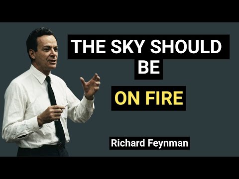 Feynman Explain That the Universe Is Full of Stars but Why Is It Dark?