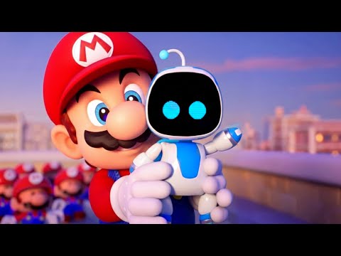 Mario & ASTRO BOT vs Donkey Kong - Full Game Walkthrough