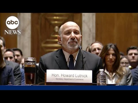 Commerce Secretary Howard Lutnick talks about briefly visiting Epstein's island