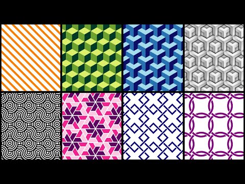 8 Seamless Patterns in Adobe Illustrator