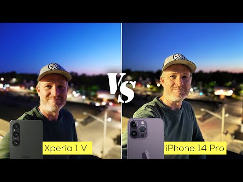 Sony Xperia 1 V versus iPhone 14 Pro camera comparison