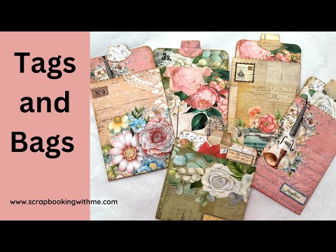 TAGS AND BAGS ~ FROM HALF SHEET OF PAPER ~ #tagalongtuesday