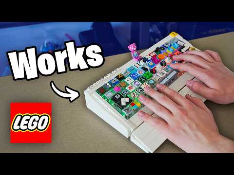 I Built a Lego Keyboard