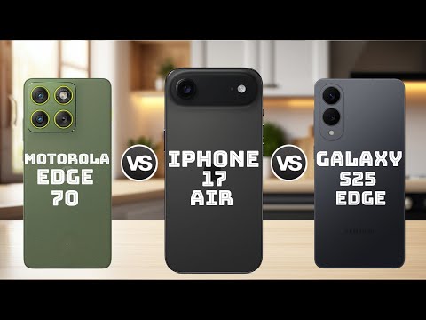 iPhone 17 Air vs Motorola Edge 70 vs Galaxy S25 Edge – Slimmest Smartphone Comparison