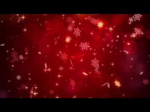 Animated Red Christmas Background Loop Video with particles 4k 1080 #Background special #filmora