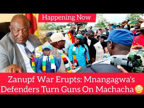 Zanupf War Erupts: Mnangagwa's Defenders Turn Guns On Machacha😳