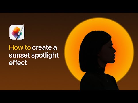 Create a Sunset Spotlight Effect Using Gradients – Pixelmator Pro Tutorial