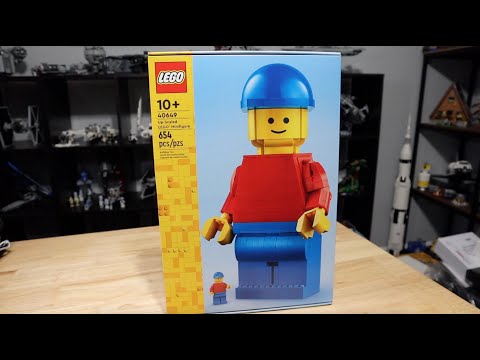 Up-Scaled Lego Minifigure Set