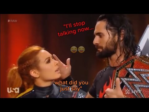 Becky Lynch & Seth Rollins funny moments ft. brollins being chaotic dorks #brollins