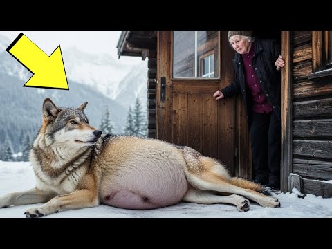 Una anciana dio refugio a una loba embarazada en plena tormenta… y el final impacta a todos