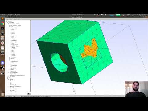 Constructive solid geometry and simple tetrahedral meshing in gmsh