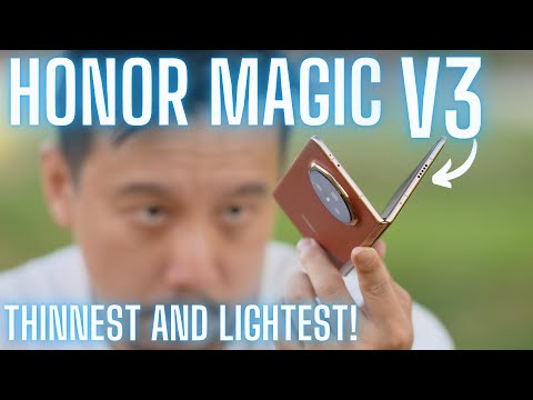 Honor Magic V3 Hands-On: Uncanny Thinness with Periscope Zoom