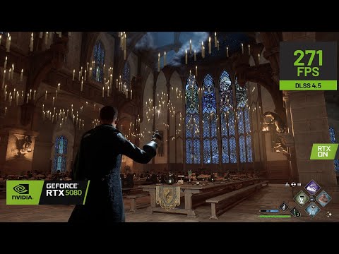 RTX 5080 – Hogwarts Legacy at Night | Ray Tracing