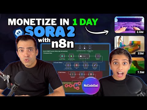 Everyone’s Making Money from AI ASMR Videos (Sora 2 + n8n Goldmine Tutorial 💰)