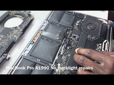 MacBook Pro 15 inches A1990 No Backlight repairs