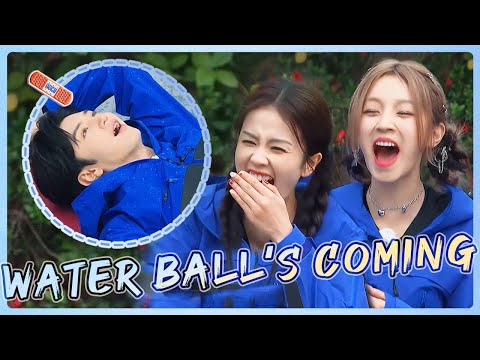 Bai Lu and YUQI nail the water ball challenge! But… poor Chen Zheyuan!