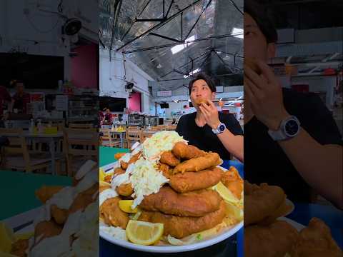 32 SERVINGS OF FISH AND CHIPS EATEN SOLO! #foodchallenge